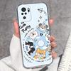 Cute Kitten Phone Case For Redmi Note 10 9 8 7 6 5A Pro 9T 8T 7S 10Lite Soft Casing Screen Protector Top Quality Dustproof Shell For Redmi Clear Cover