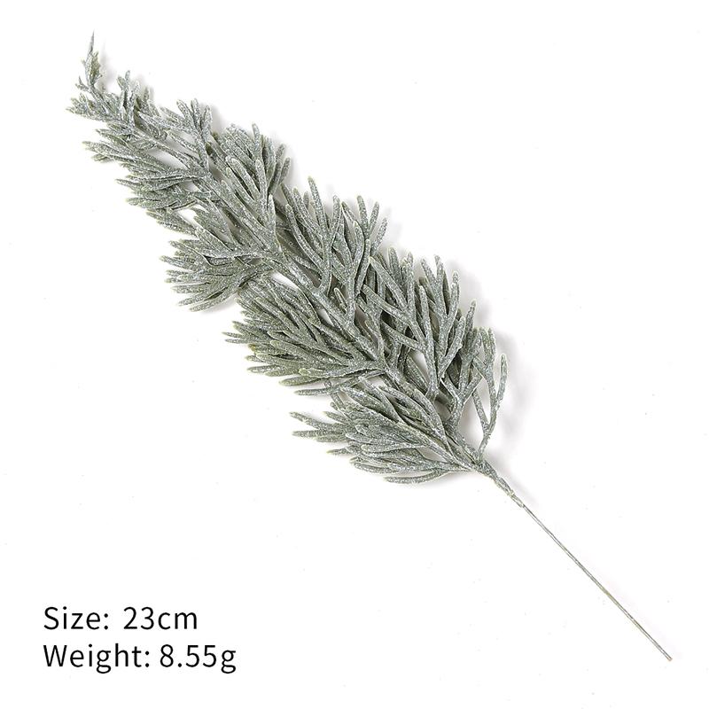 

2 шт. 30 см Штучна рослина Зелені соснові гілки для дому Різдвяна прикраса DIY Вінок Ремесло Аксесуар для різдвяної ялинки Notel Navidad 2Pcs