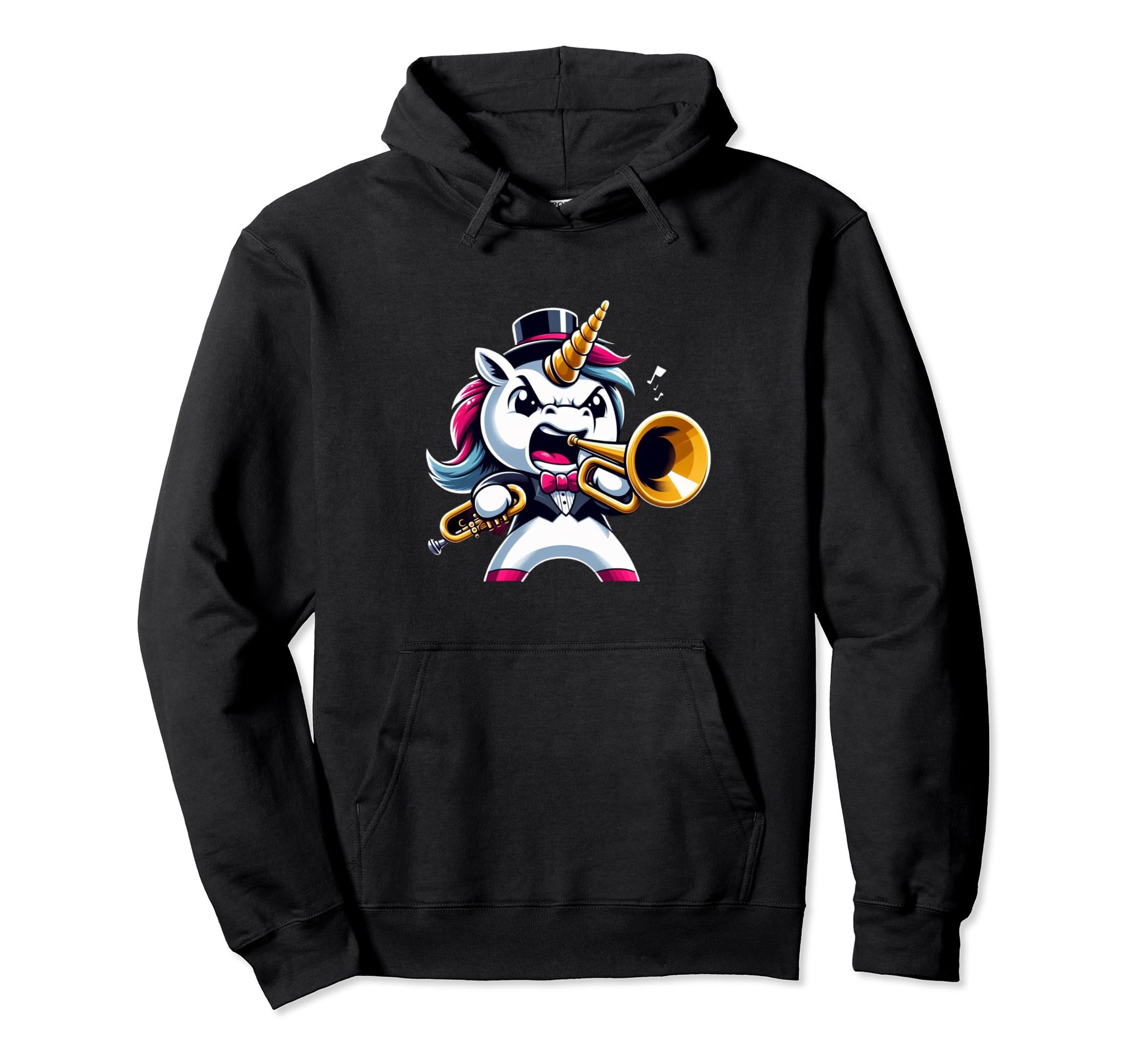 

Unicorn Trumpeter Hoodie for Boys, Girls, Men, Women, Kids
