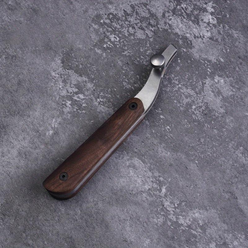 Adjustable Edge Creaser Scriber Groover DIY Handmade Leathercraft Stitch Line Pressing Tools 420HC Stainless Steel