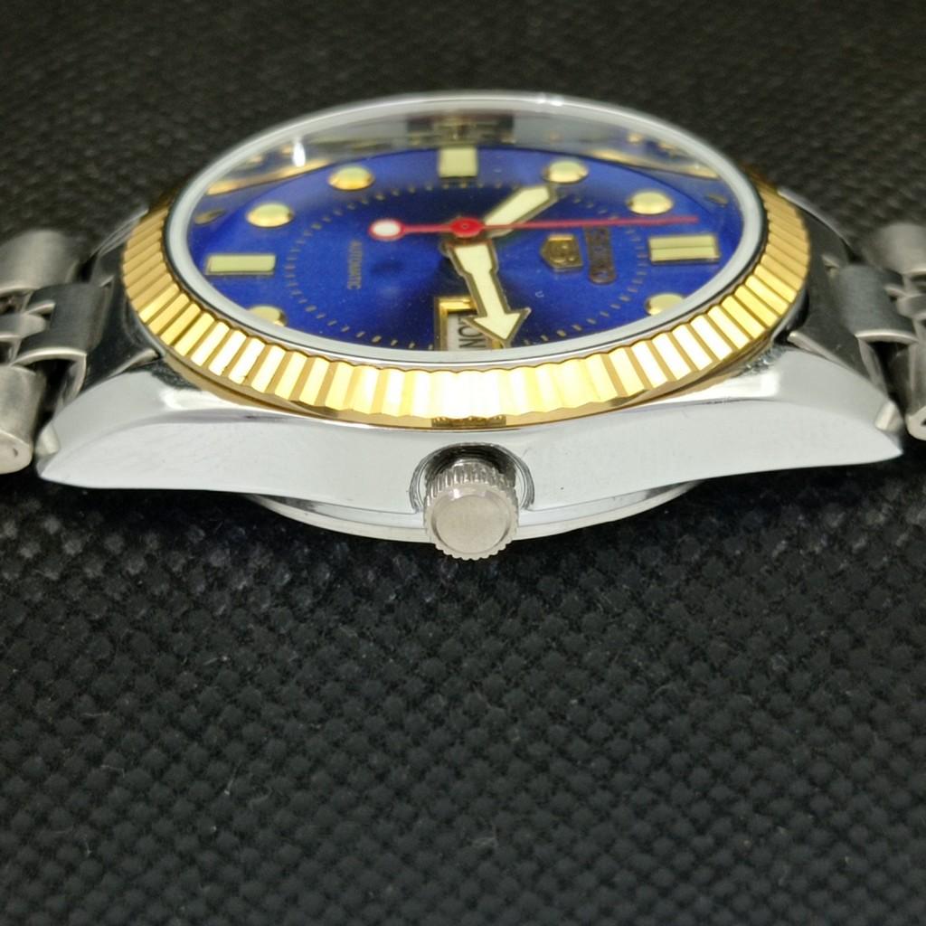 POUŽITÉ SEIKO 5 AUTOMATICKÉ PÁNSKÉ PÁNSKÉ VZÁCNÉ ZLATÉ HODINKY 575A-A304802-9 SKU575A-A304802