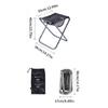 Lightweight Travel Stool Collapsible Outdoor Aluminium-Alloy Stool for Fishing