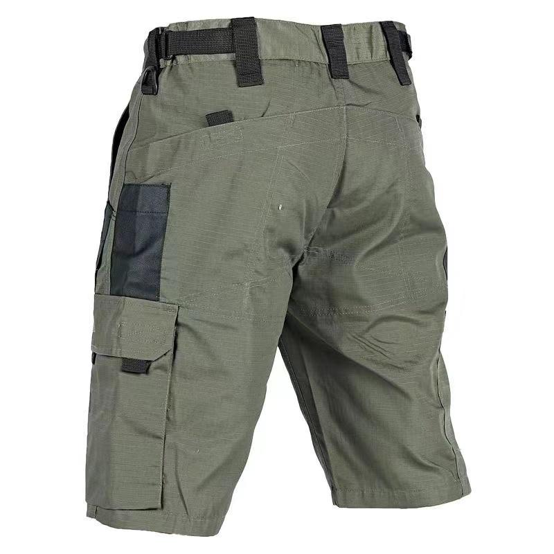 New Summer Tactical Shorts Men Outdoor Camouflage Webbing Waist Military Mens Shorts Multi-pockets Cargo Short Men