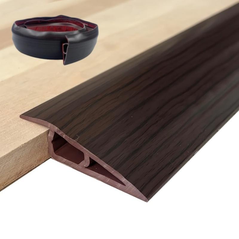 1pc 1m/39.37in Threshold Transition Strip, Wear-resistant Self-adhesive Edging Strip, Household Cuttable Threshold Cover Door