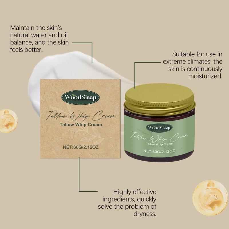 Tallow Body Cream Fade Fine Lines Oil Control Long Lasting Moisturizing Soothing Body Lotion Deep Nourishing Smoothing Skin Care