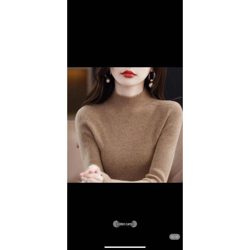 Maglione a collo mezzo alto in maglia Autunno/Inverno 2023 – Base layer casual e versatile