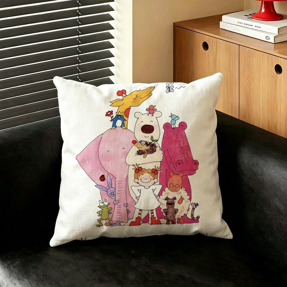 Character CCoco GGirl Cushion Cover Creative pillowcases for interior decoration office living room home Car hot