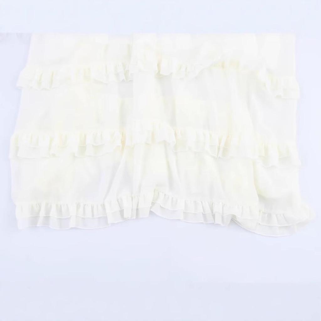 2025 Summer Women's European & American Lace-up Halter Backless Ruffle Long Dress