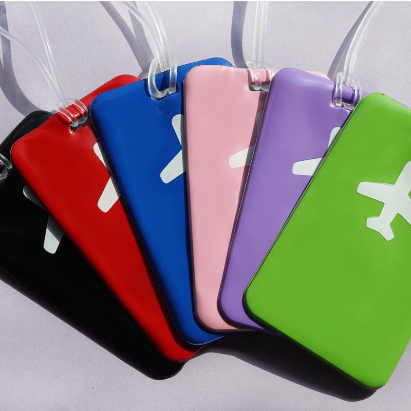 Macaron Color Series PVC Airport Luggage Tags  Business Trip Boarding Passes  Suitcase Tags  Luggage Tag for Lost Prevention