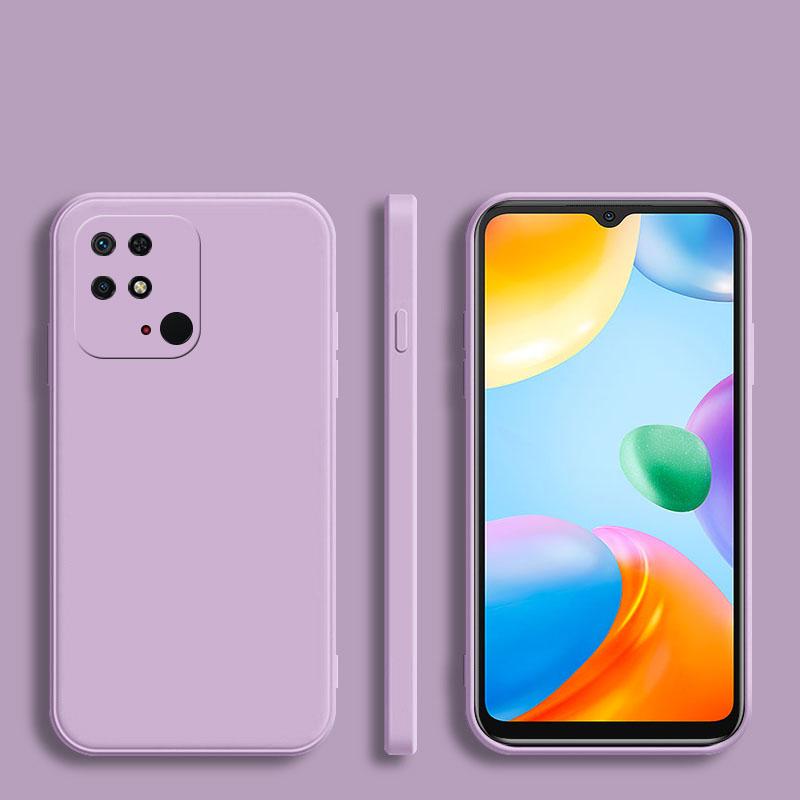 

Fashion Square Frame Silicone Phone Case For Xiaomi Redmi 10 10A 10C Coque Full Protector funda Soft Matte Back Cover Redmi 10A