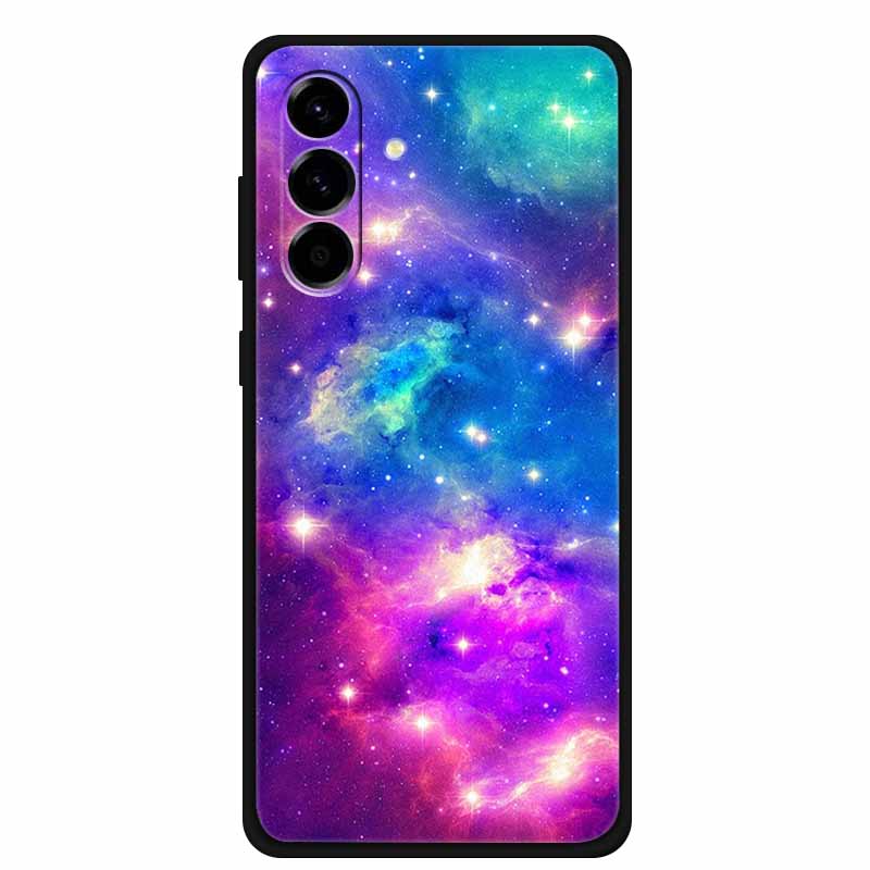 Custodia per Telefono per Samsung Galaxy S26 Custodia Nera in Silicone TPU Cover Posteriori per GalaxyS26 S 26 Custodia SamsungS26 Morbidi Paracolpi Protettivi