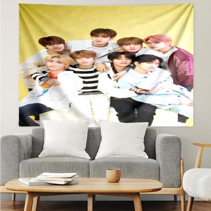 Kpop Stray Tapestry Hanging for Bedroom,Livingroom, Playroom,Decor Art Room Wall Tapestry Holiday and Birthday Gifts
