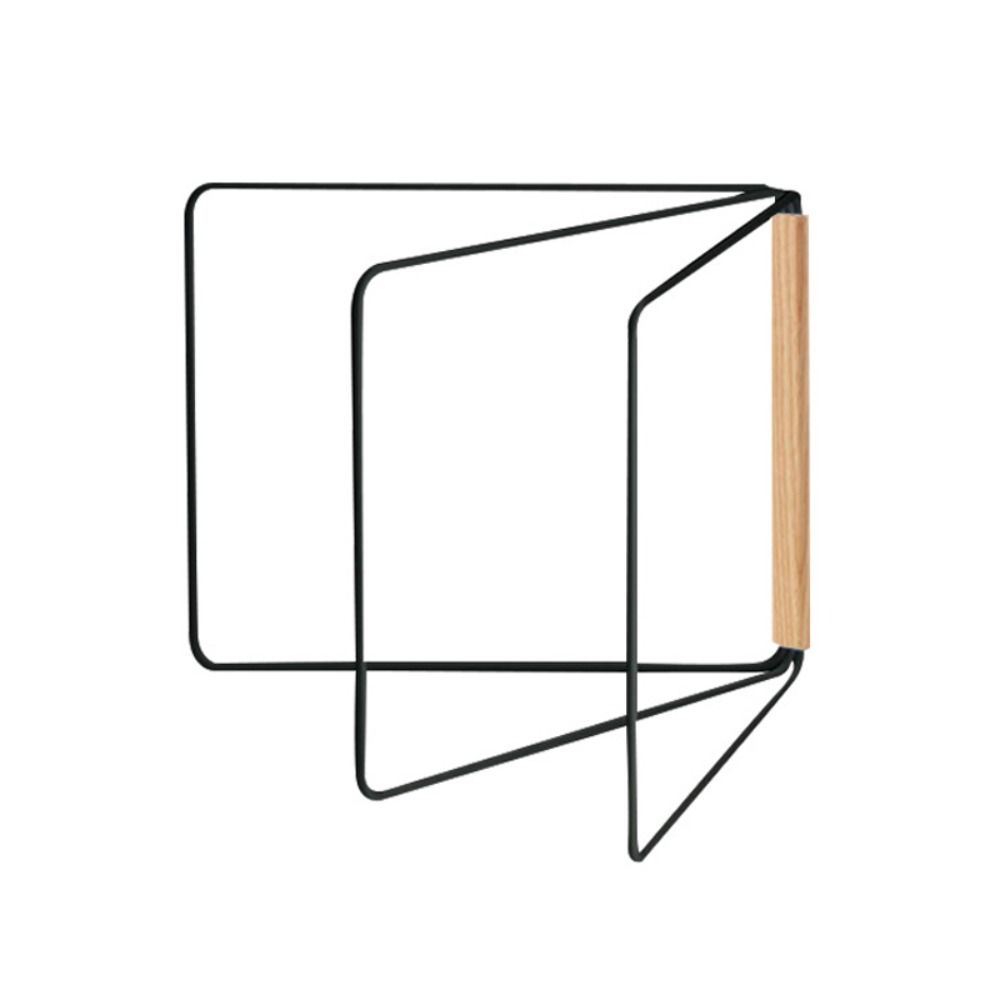 

Vertical Kitchen Rag Rack Collapsible Towel Hanger Japanese Style Kitchen Towel Rack Countertop чёрный