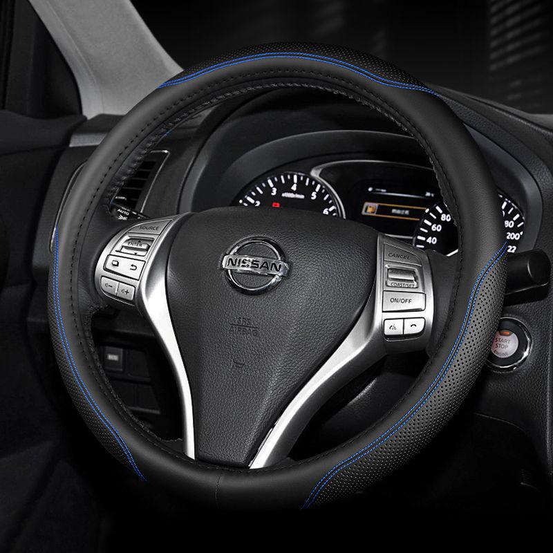 D0X Echte Lederlenkradabdeckung für Nissan Sylphy, Murano, Old Teana, Qashqai, Sunny, Livina, Tiida.