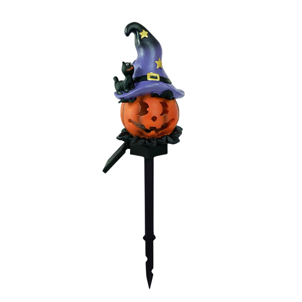Halloween Solar Powered Pumpkins Outdoor Lights Creative Atmosphere Layout Waterproof Courtyard Garden Scenery Decorative Gift
