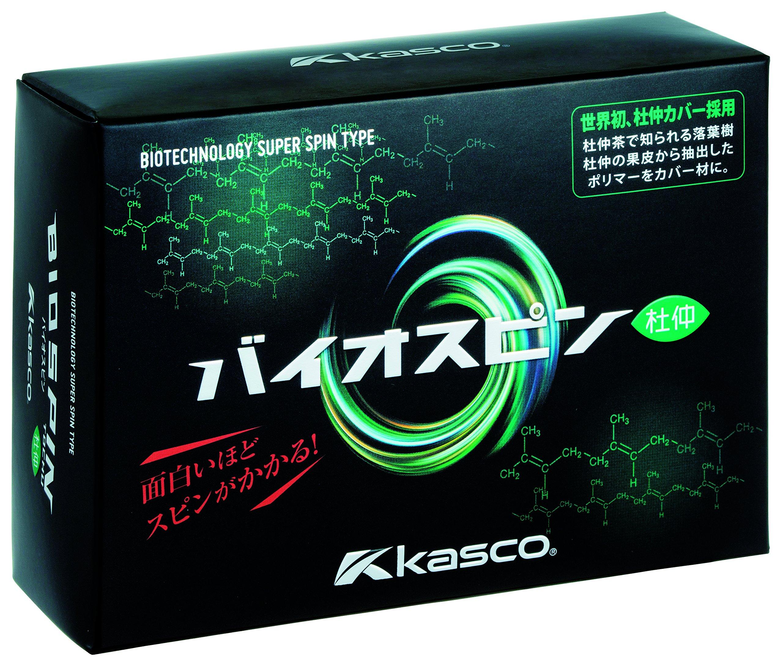

Мяч для гольфа Kasco BIOSPIN (6 шт.) Полдюжины Унисекс Белые