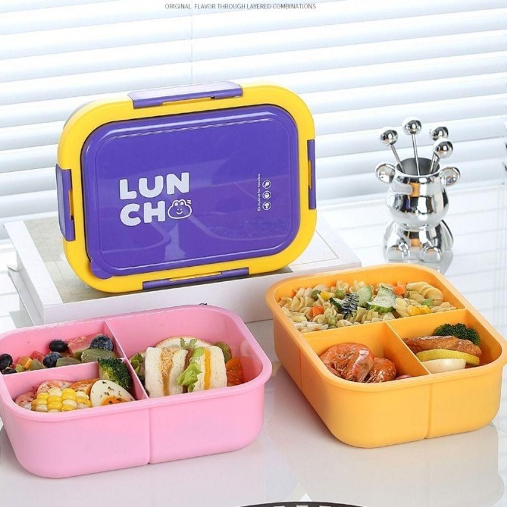 With Fork and Spoon Lunch Box Reusable Insulated Lunch Container Box Food Storage Box Worker