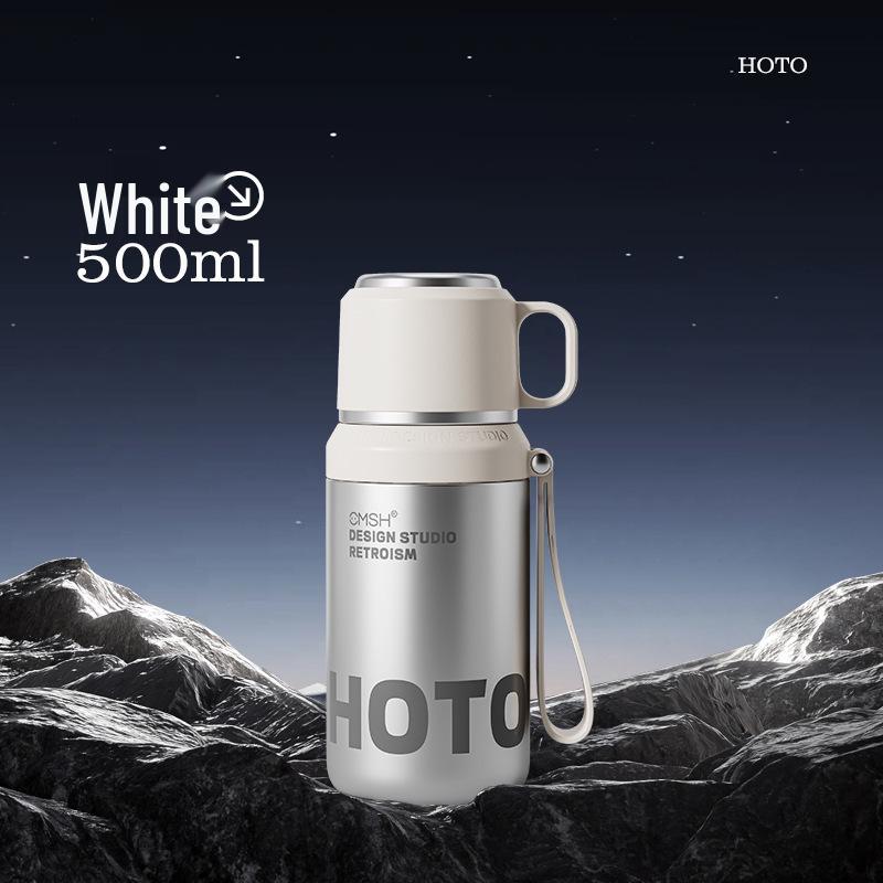Men's Large Capacity 316 Stainless Steel Thermos Cup with Tea and Water Separation, Ideal High-End Choice for Stewing Tea, 2026.