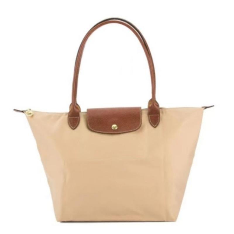 Borsa a sacchetto Leggera borsa tote pieghevole Borsa a tracolla per pendolari in nylon impermeabile di grande capacità borsa a mano