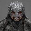 Casco Vikingo con Aventail de Malla de Acero Hecho a Mano Casco de Guerrero Nórdico para Cosplay Coleccionistas