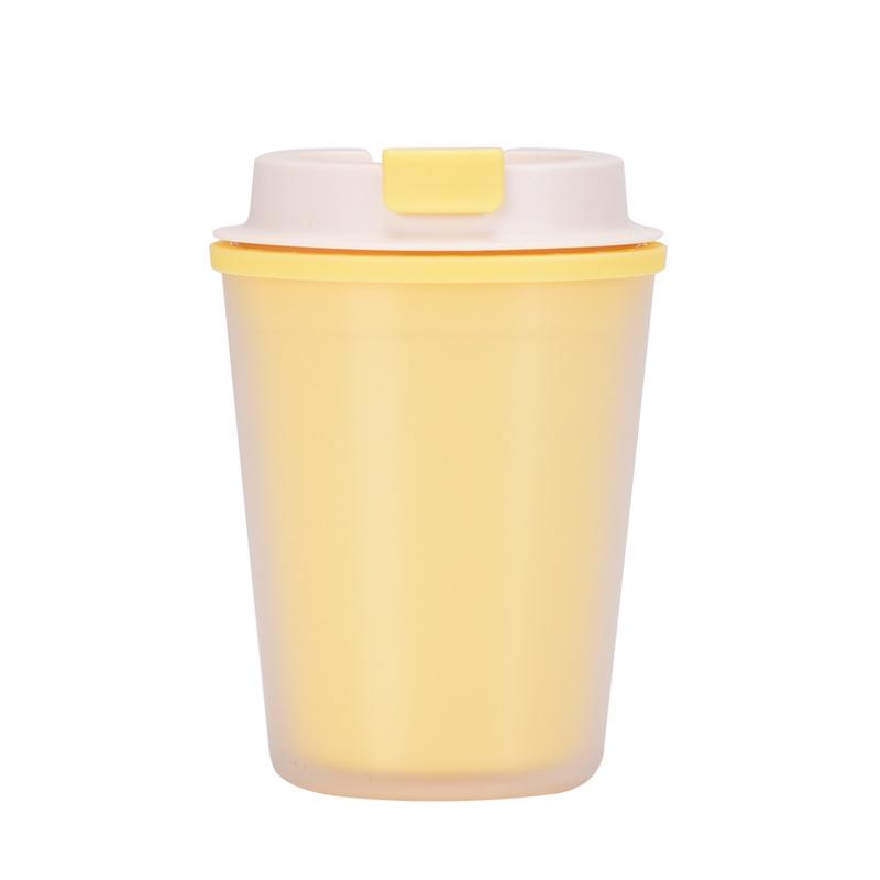 Double-Layer Water Cup Portable Mini Wheat Straw Coffee Cup Portable Fashionable And Simple Car Wheat Fragrance Cup