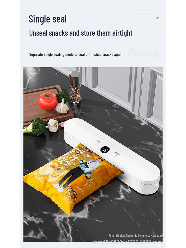 Portable Automatic Vacuum Sealer for Food Preservation