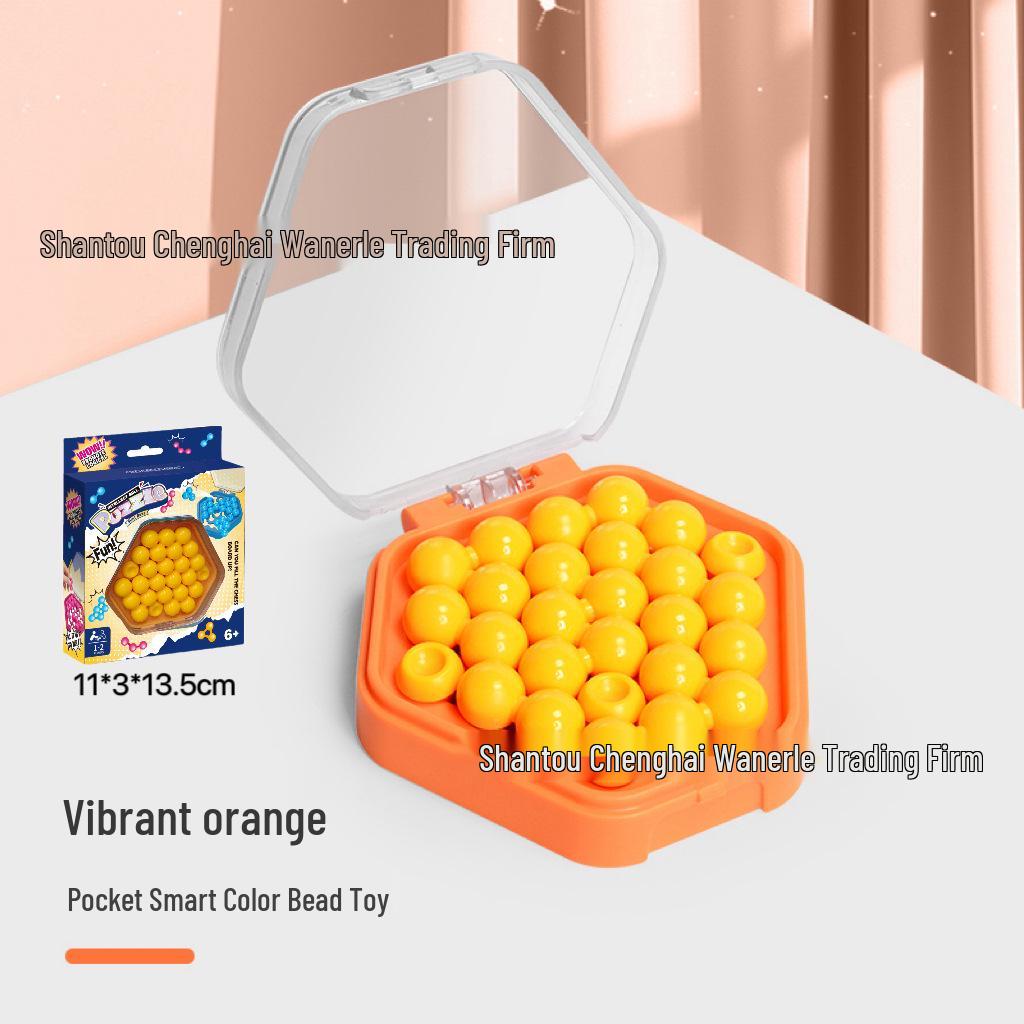 Colorful Bead Puzzle Ball: Inspires Logic, Thinking & Intellectual Growth with Multiple Levels.