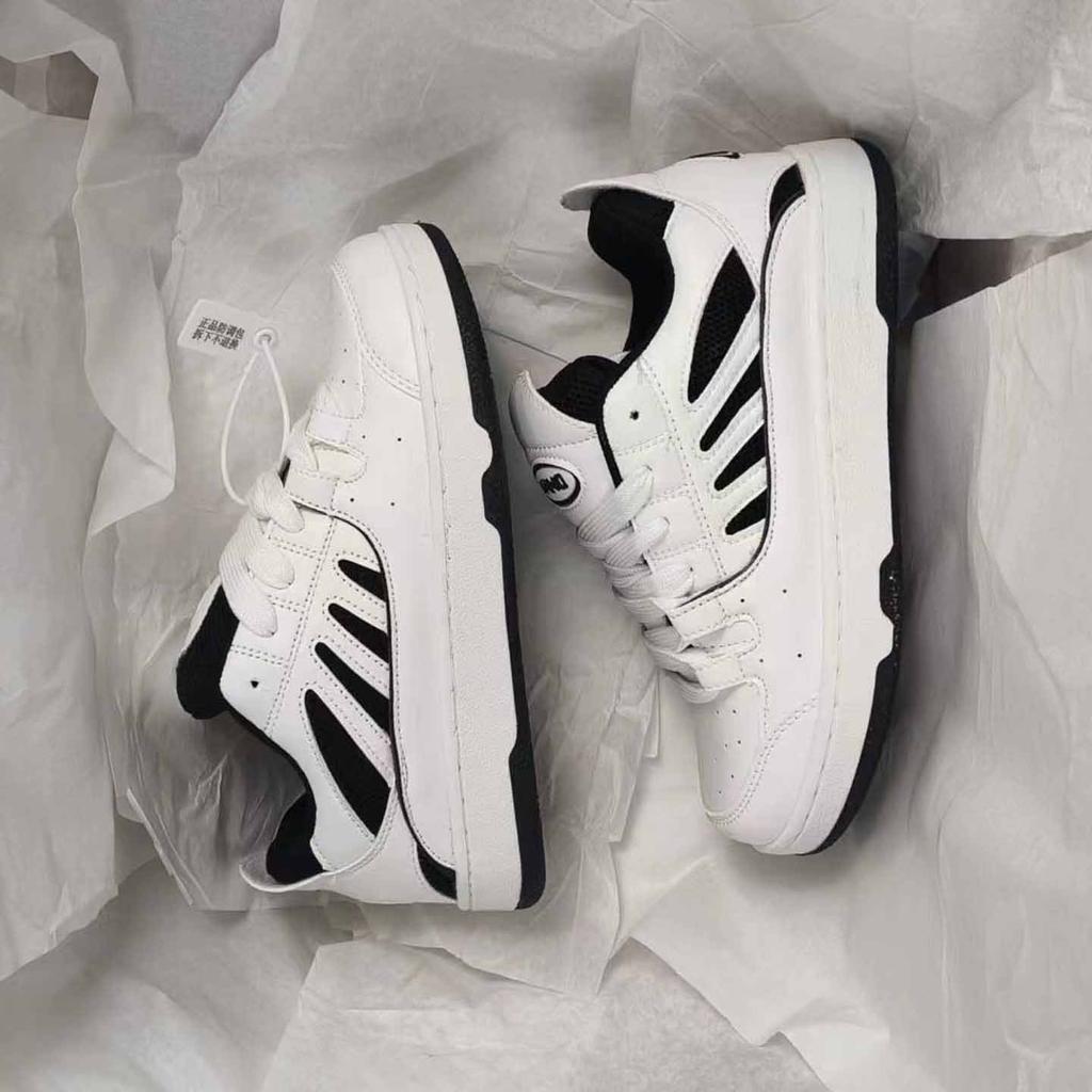 New summer fashion chic lightweight contrasting sports shoes women's niche casual student skateboard shoes tide