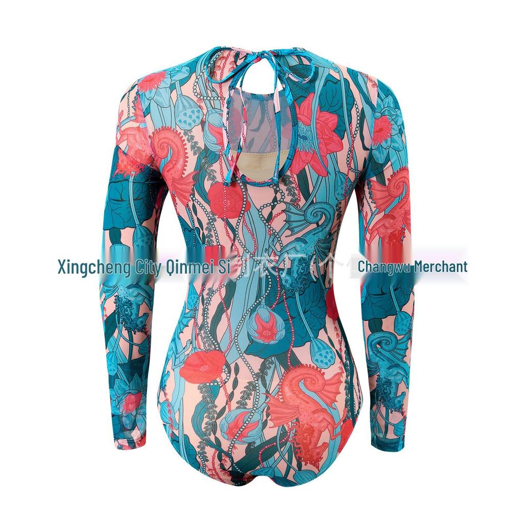 Women's Mesh Swimsuit with Sun Protection