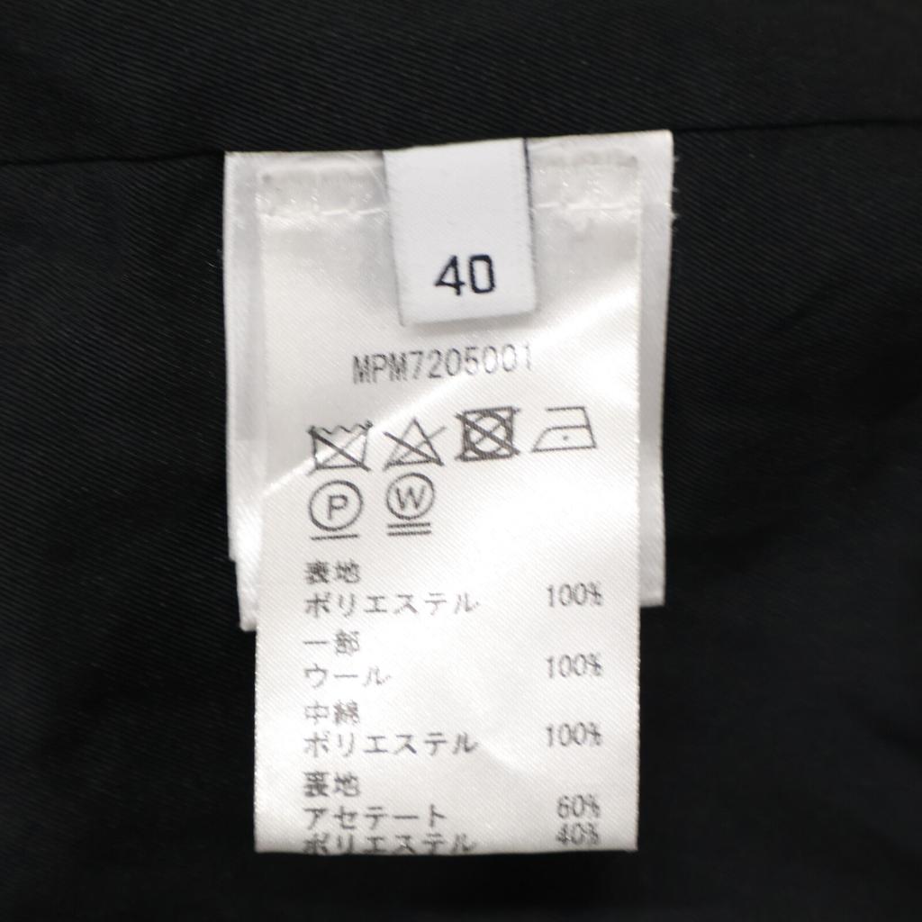 CIVIDINI MPM7205001 Black Hoodie Jacket Coat 40 blackUsed