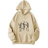 Mingxin Cross-border Women's Clothing Supply Chain Halloween Three-person Skull New Sweater Loose Large Size Women's Coat