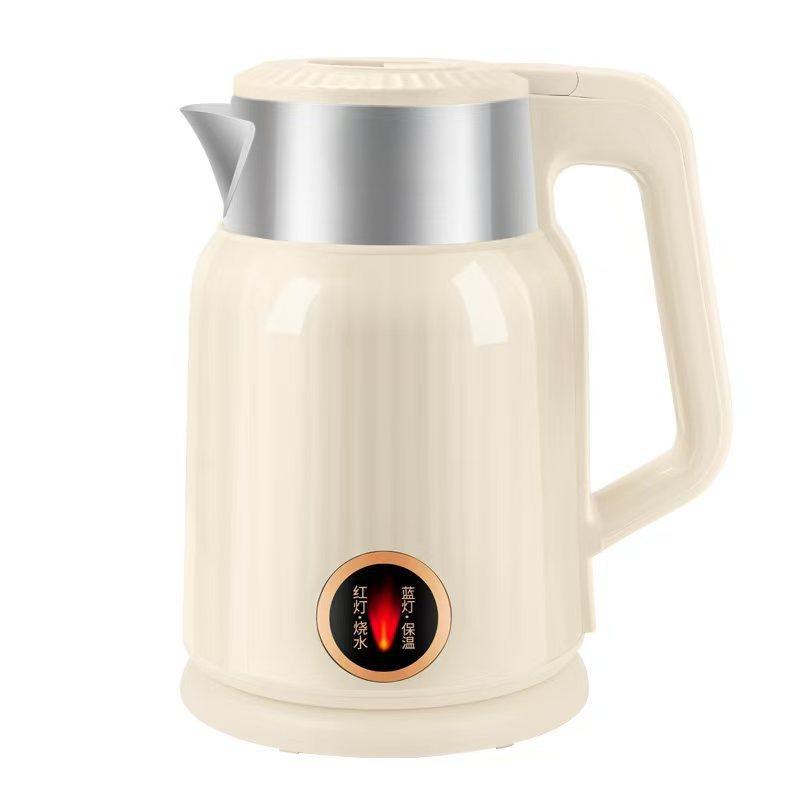 

30 л Электрический чайник с быстрым кипячением 1500 Вт из нержавеющей стали Технология поддержания тепла Автоотключение Энергосбережение Большой водонагреватель для дома US plug белый