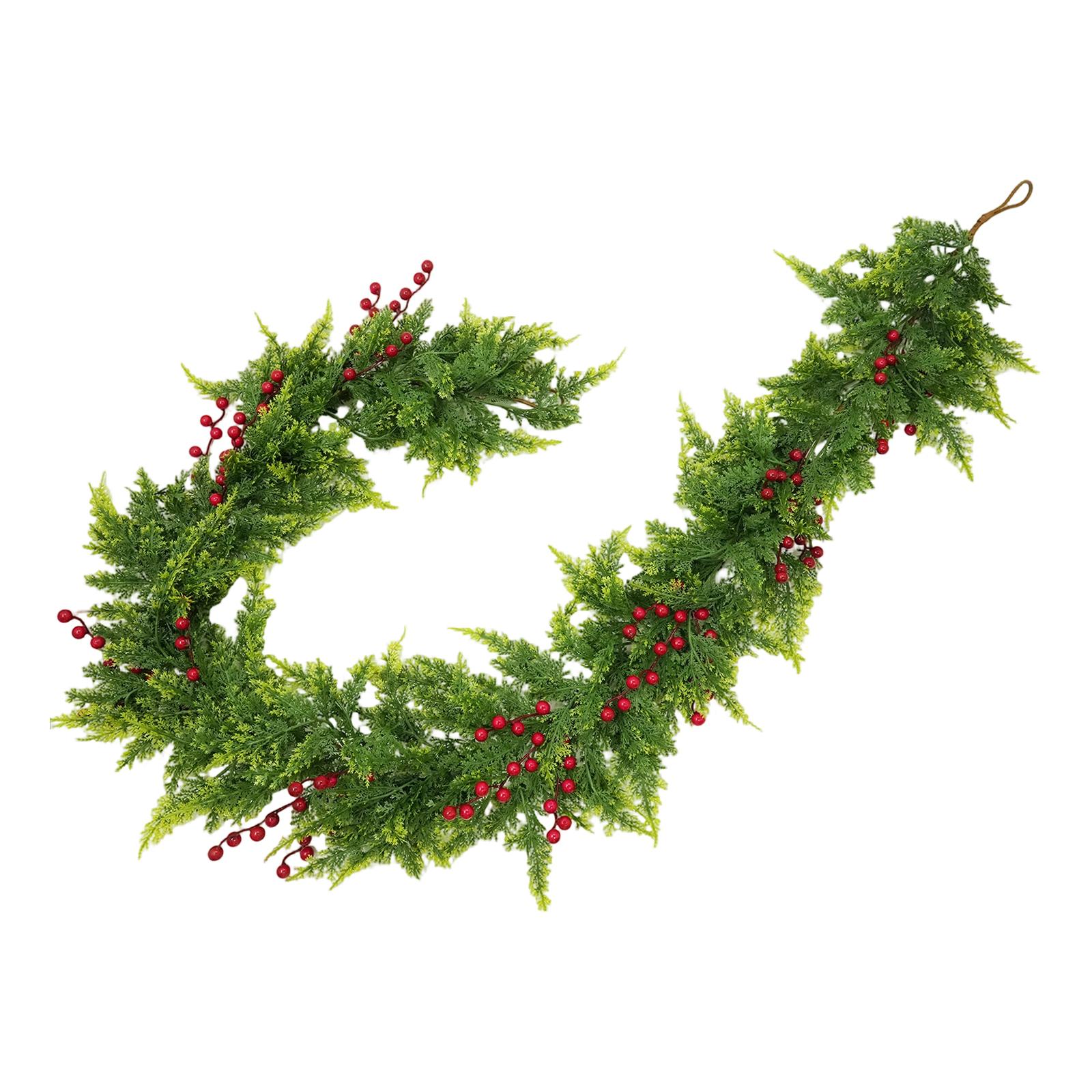 

1.8m Simulated Rattan, Soft Glue, Rattan Norfolk Green Plant, Christmas Home Decoration One Size