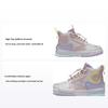 Li Ning Kids Sports Lifestyle Series Journey 2 Fashion Classic Pattern Embroidery High-Top Casual Shoes Kids Casual Shoes YKCS144-14