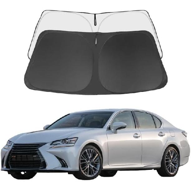 GS GX LS Windshield Sun Shade For Le-Xus GS GX LS 2010-2025 Front Window Sunshade Sun Visor 240T Shade Blocks UV Rays Car Accessories