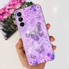 For Samsung A06 A16 Case Coque Transparent Soft Silicone Back Cover For Samsung Galaxy A06 Funda Flower Butterfly Love Heart