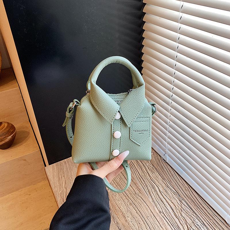 

Children s Mori Style Crossbody Handbag - Stylish 2026 Square Bag for Girls зелений