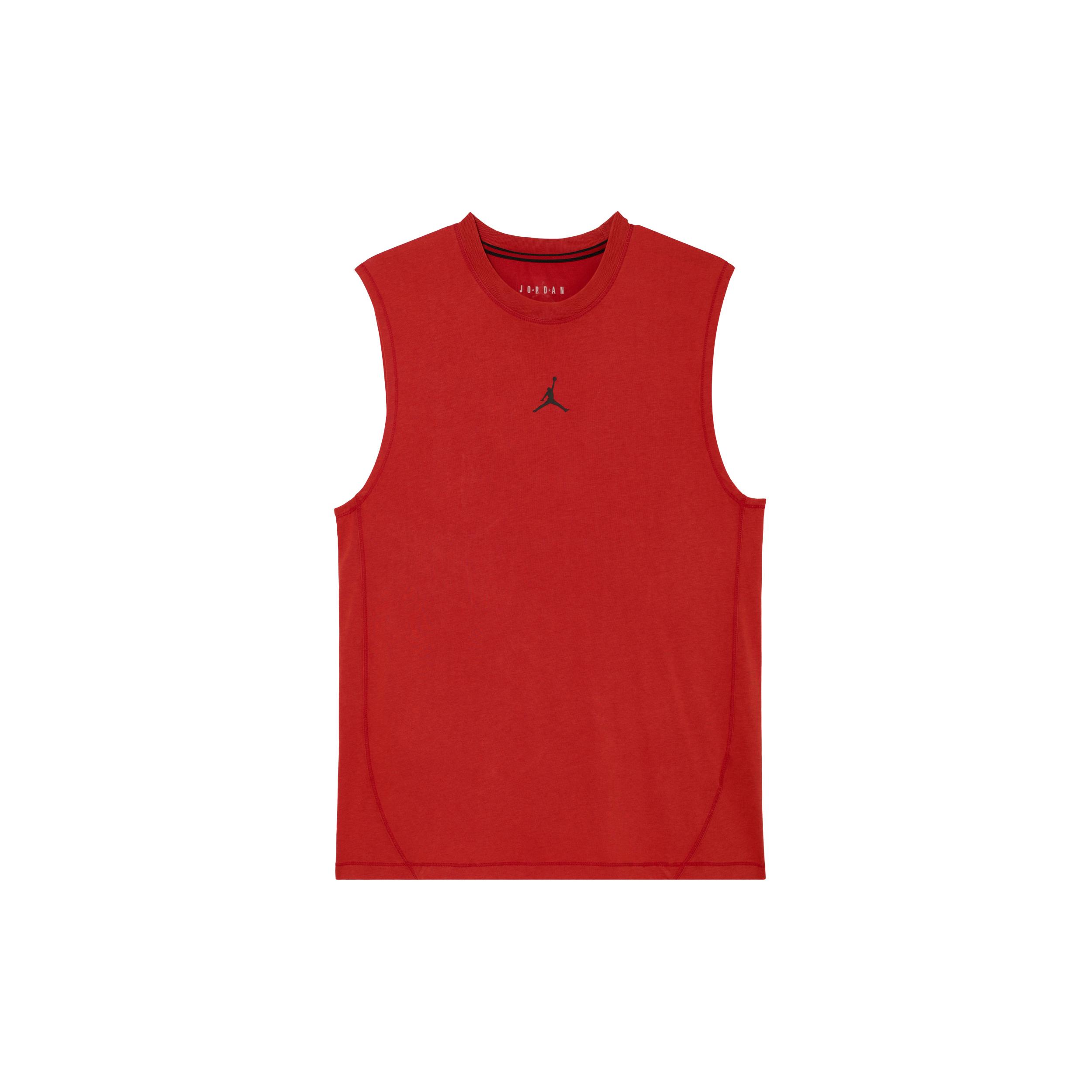 Jordan Sport Dri FIT Basketball Jersey Men s Red DM1828-687 S