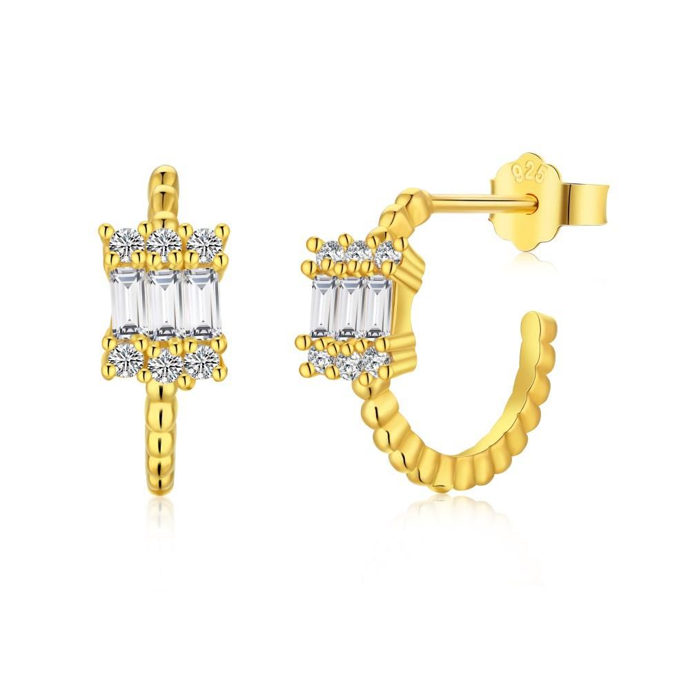 

Танциз стерлингового серебра 925 пробы циркон серьги серьги-капли для женщин подарки на свадьбу золотой