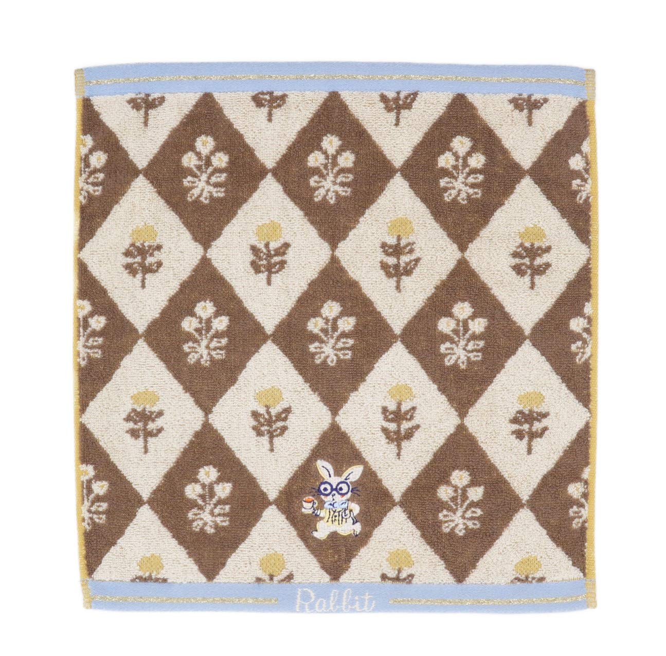 

Marushin Karel Capek Tea Shop Hand 34 x 36 White Rabbit Product 3705016300 Towel, cm, Check, 100% Cotton, No-Twist Yarn, Number