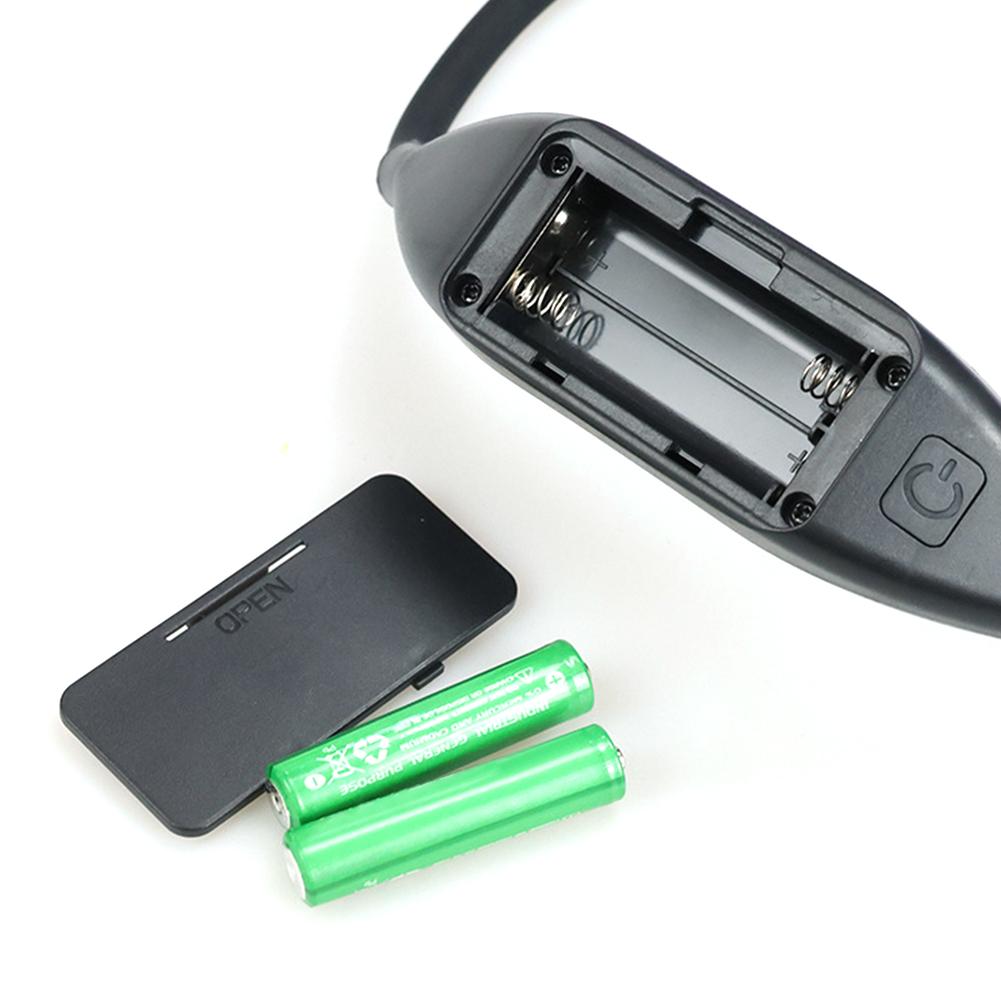 Book Light Bendable Arms Reading Lamp Adjustable Brightness LED Night Light Hands Free Flashlight for Reading Crafting Knitting