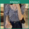Fashionable French Style Shirt With 3d Pattern And V Neck For Women Spring