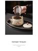 Firestone Gaiwan Tea Set: High-End Ceramic Teapot, Teacup, Handle Kettle for Home or Office Tea Brewing.