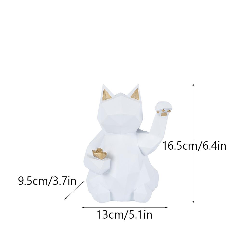 Cute Lucky Cat Opening Gift for Children's Birthday Gift Simple Nordic Living Room Light Luxury Desktop Entrance Decoration Ornaments