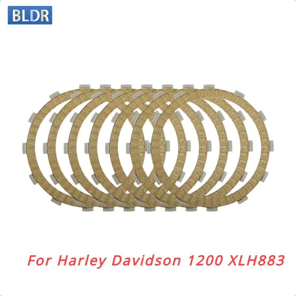 Motorcycle Clutch Friction Disc Plate Kit For Har-ley David-son 1200 XLH883 XLH1100 XLH 1200 Sportster 1984-1990 7pcs