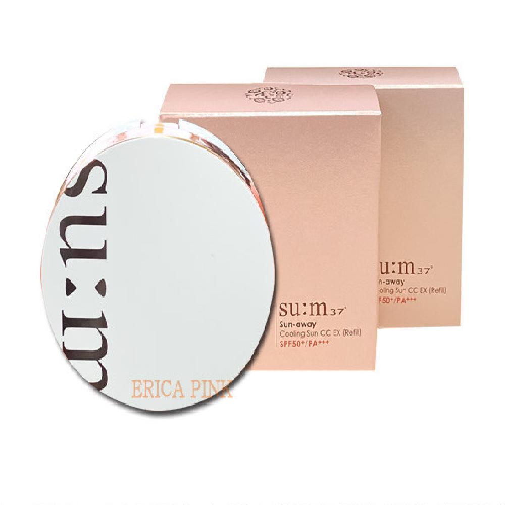 su:m37 Sun Away Cooling Sun Cushion CC EX (Main Product + 2 Refills) (P003665037)