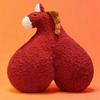 Cuscino Peluche Cavallo Pippi Con Imbottitura in Cotone PP Per Arredamento Casa e Regali
