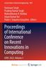 The Proceedings of International Conference On Recent Innovations In Computing : ICRIC 2022, Volume 1 Book