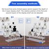 Acrylic Riser Clear Display Stand Cologne Organizer Acrylic Shelves 3 Tier Shelf for Amiibo Funko Figures Toys Cupcake Food Dess