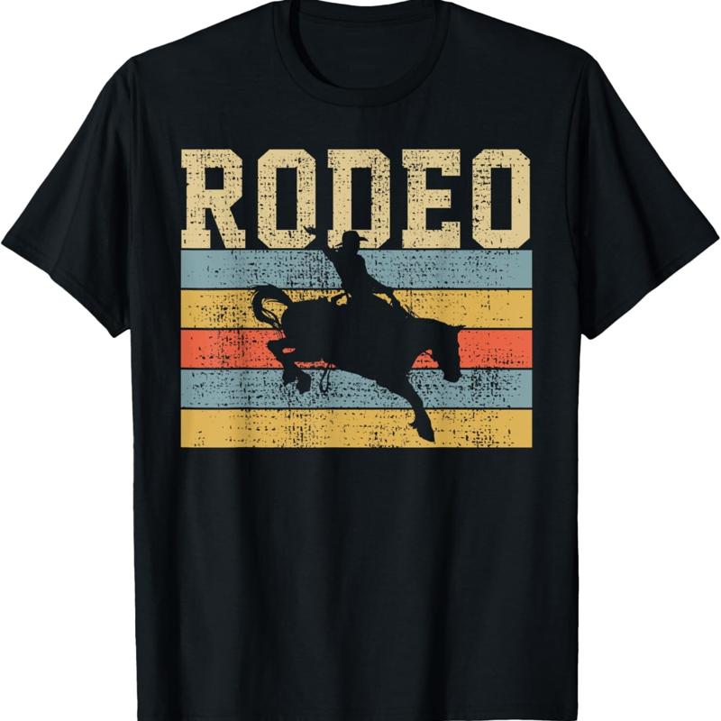 

Horse Riding Retro Vintage Western Country T Shirt - Men s Summer Cotton Graphic Tee S разноцветный